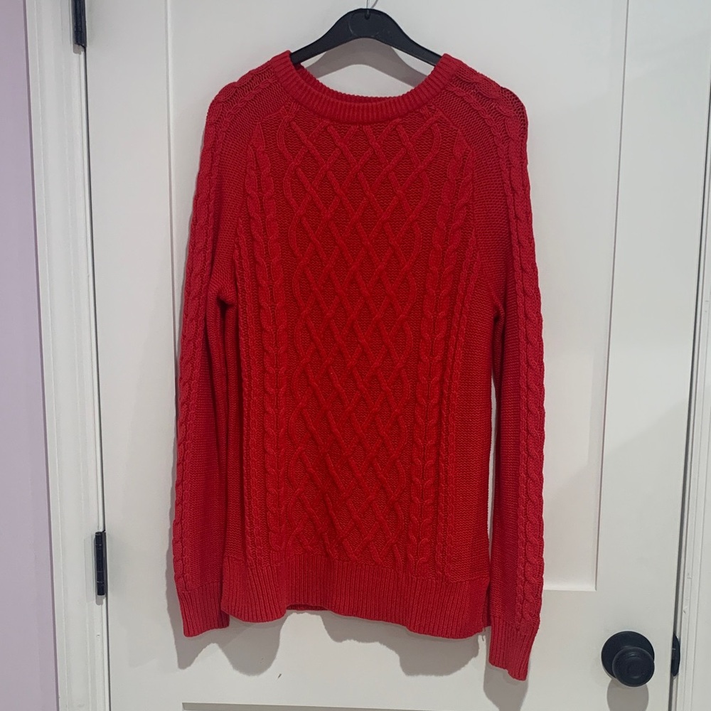 Old Navy Vibrant Red Crew Neck Sweater